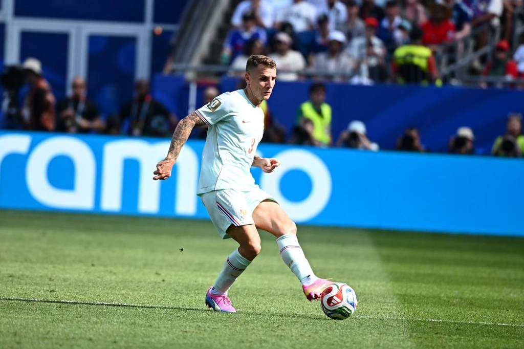 France defender Lucas Digne during the 2026 World Cup