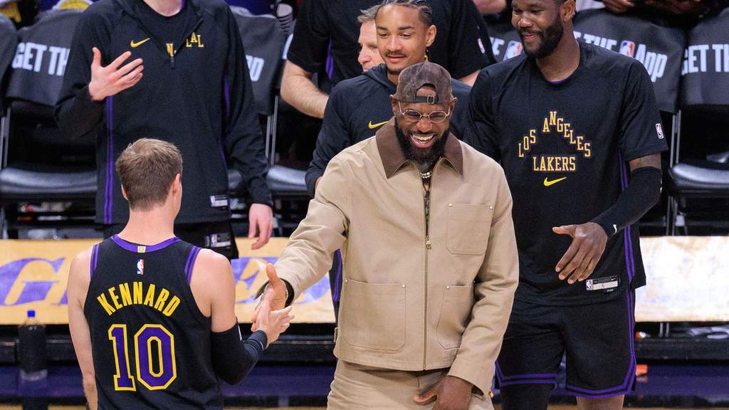 LeBron James in action on the NBA court