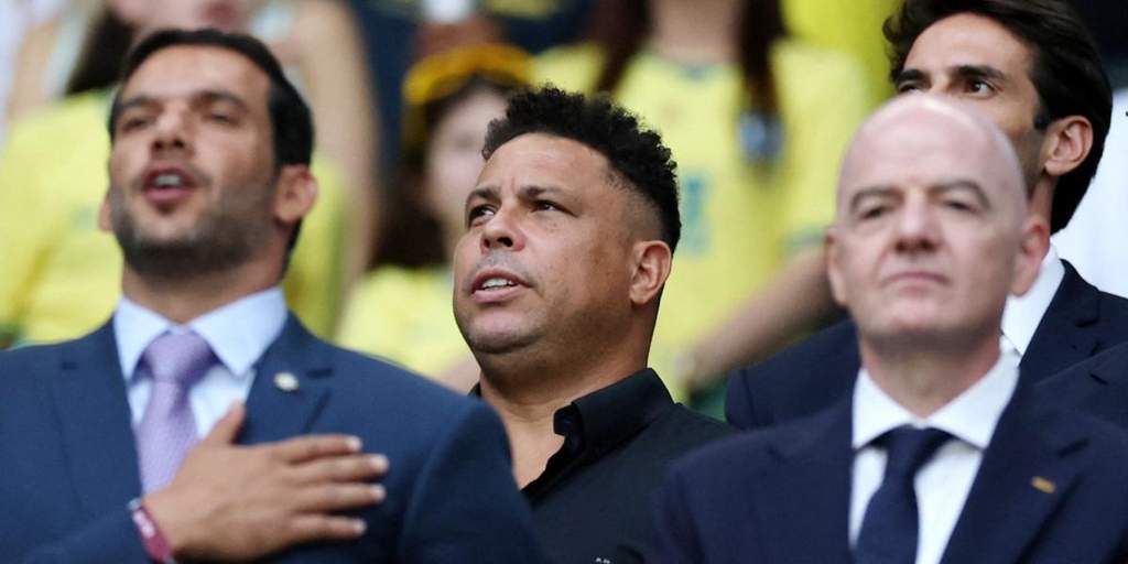 Ronaldo watches Brazil during the 2026 World Cup