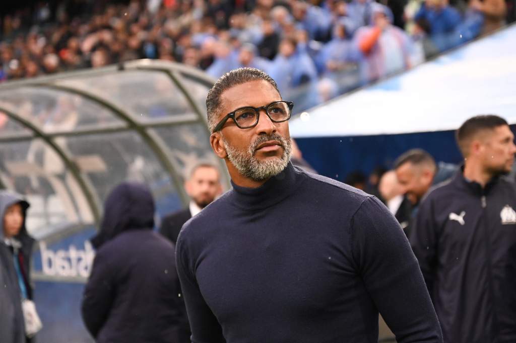 Tactician Habib Beye managing from the technical area